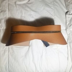 BCBG- NWT Leather Peplum Belt
